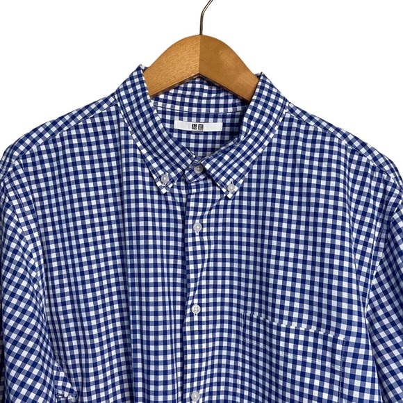 Uniqlo Men’s Checkered Button Down Shirt XL - Picture 3 of 7